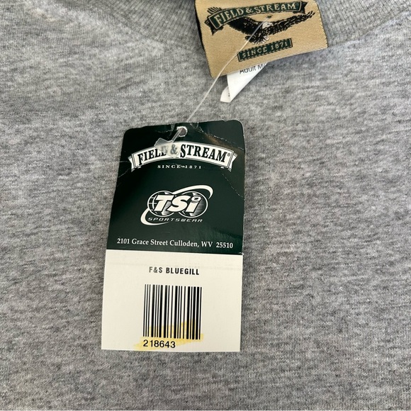 Field & Stream Bluegill T-Shirt Grey Medium - Picture 7 of 9